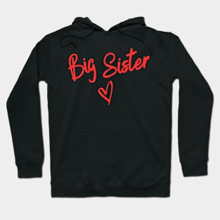 Big sister - boys valentines day - funny Hoodie